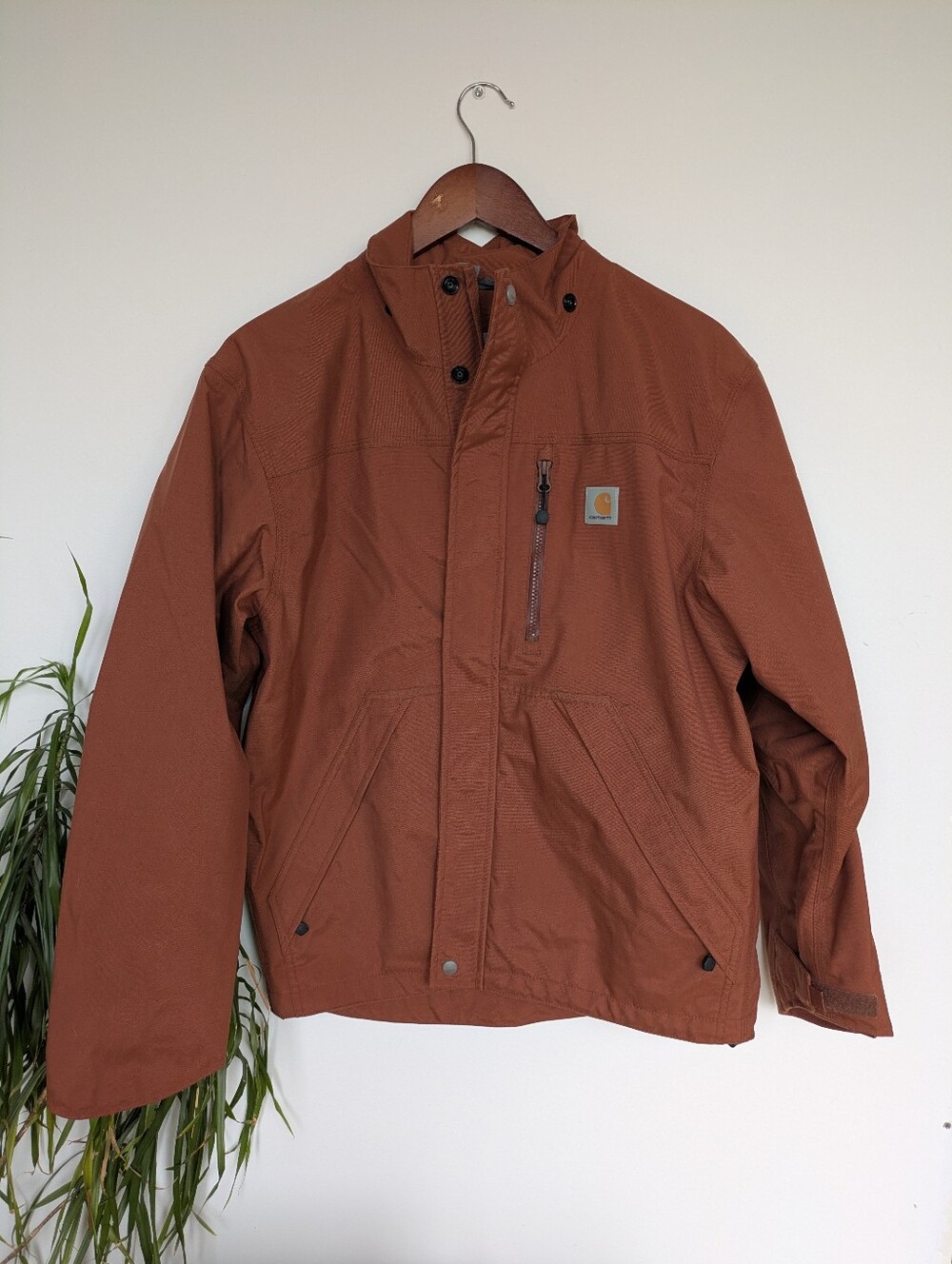 Carhartt J162 Shoreline Waterproof Jacket Rust Men’s S